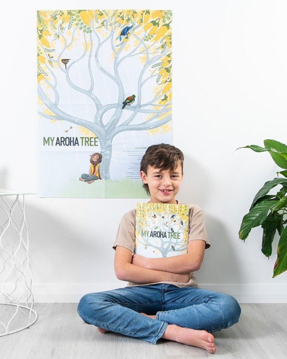 Aroha Tree Poster and Sticker Set
