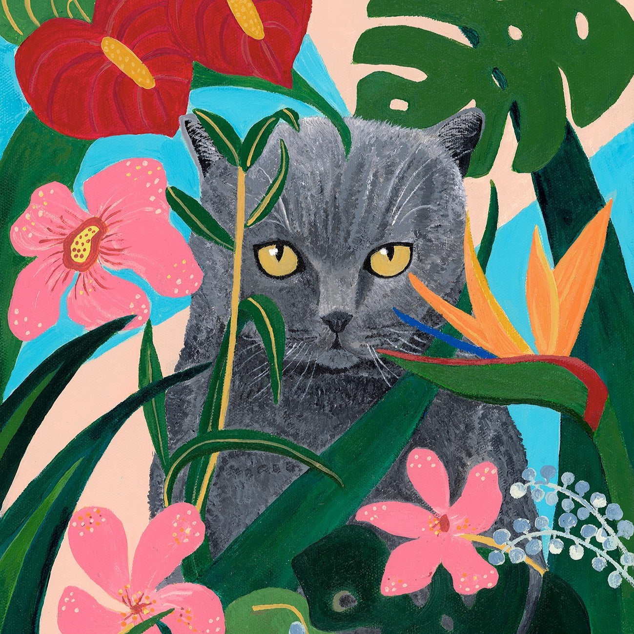 Art print - Brat Cat Muffin