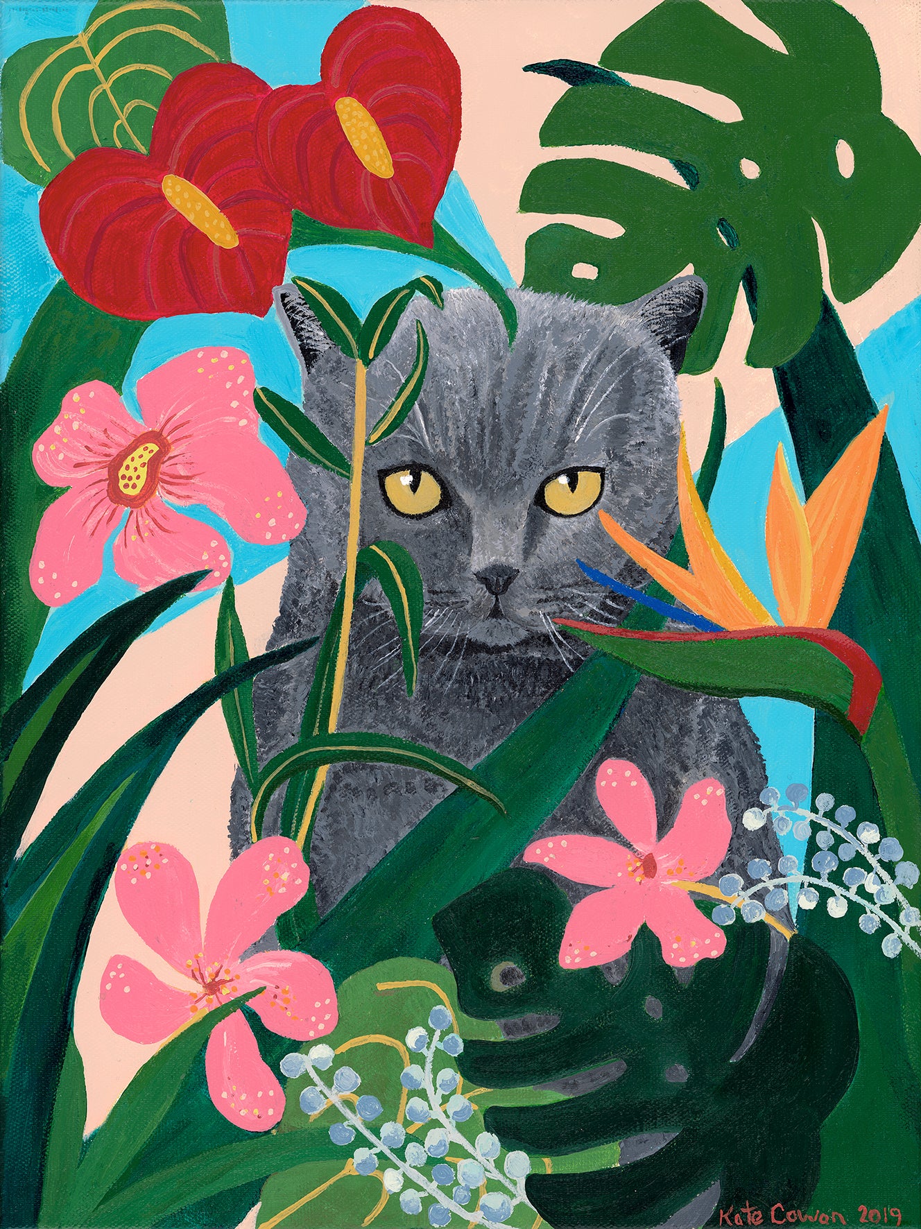 Art print - Brat Cat Muffin