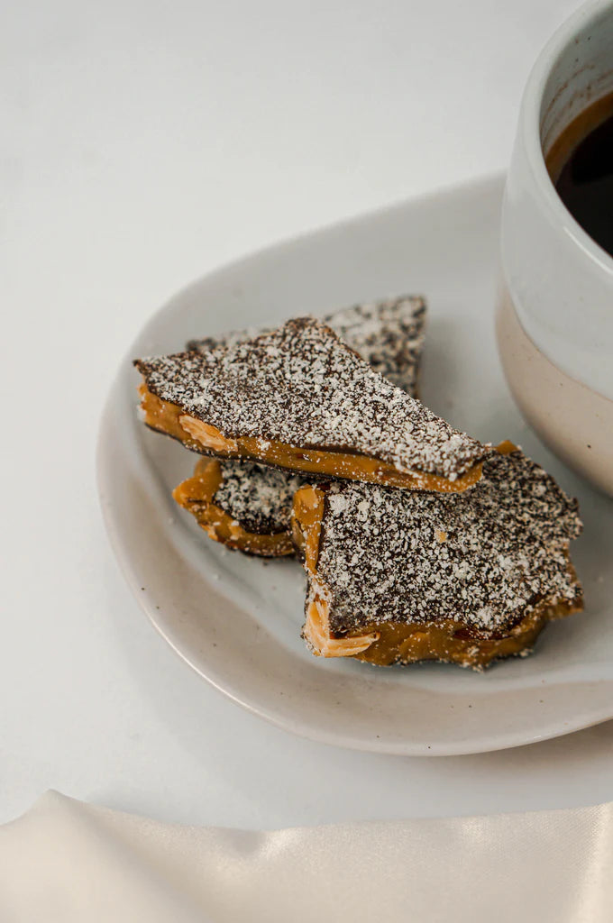Dark Chocolate & Almond Toffee