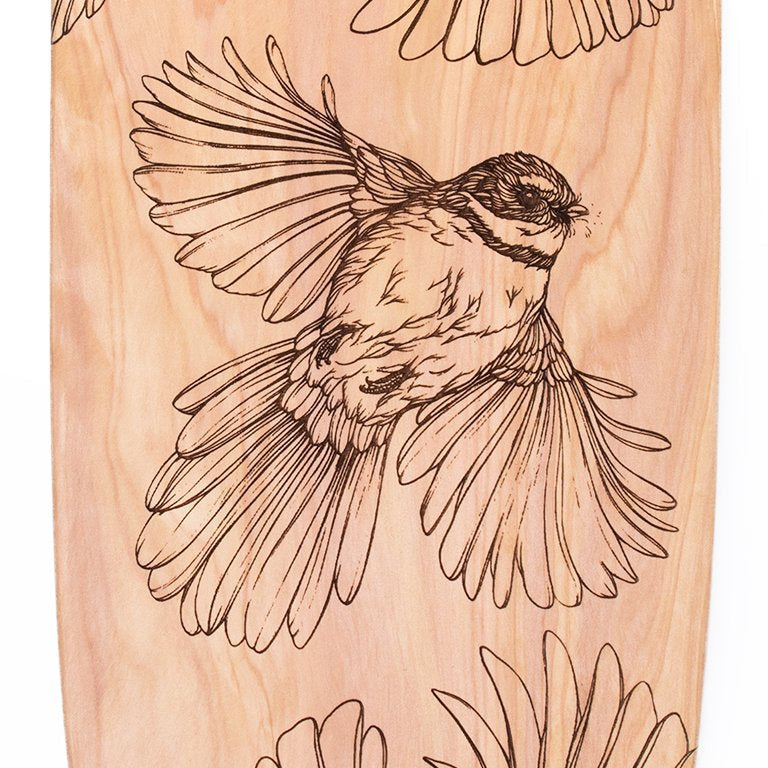Fantail - Macrocapa art board