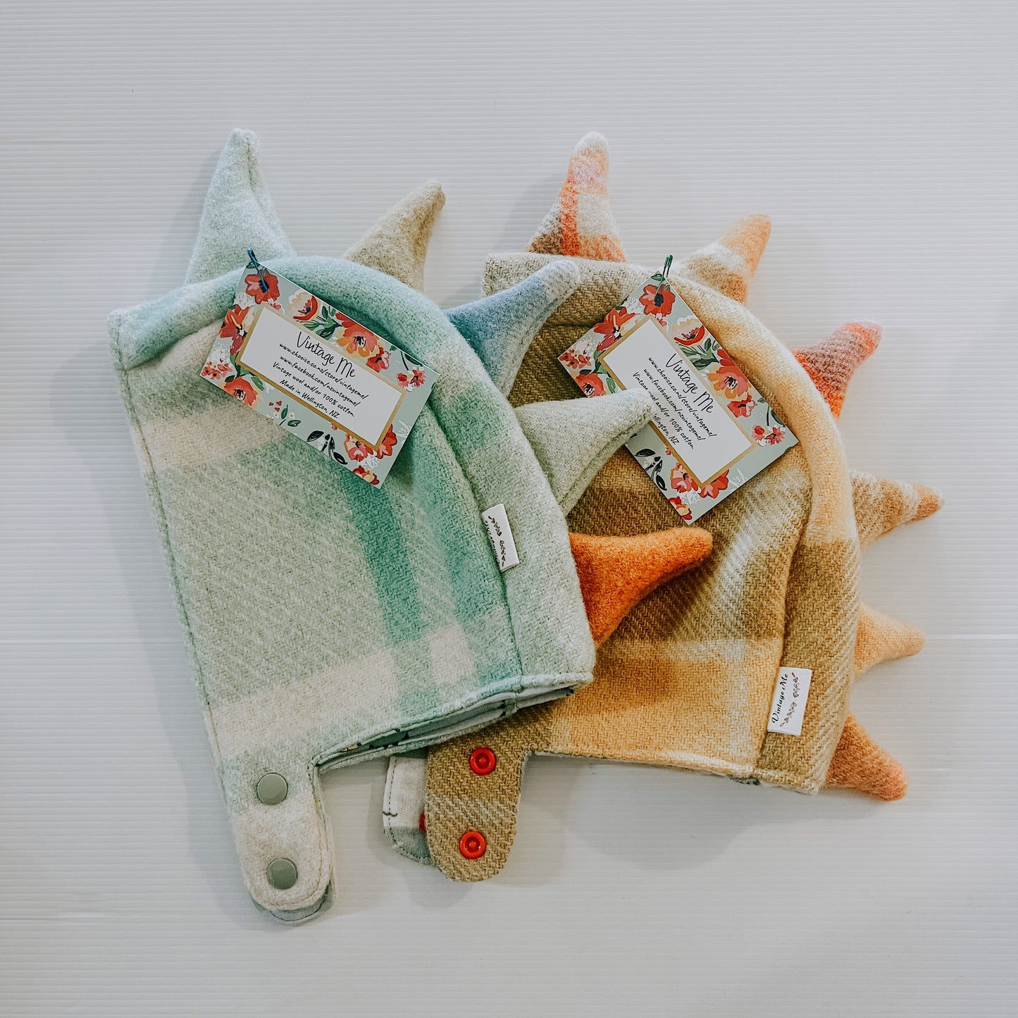 Vintage Wool Dinosaur Hat | 2-4yrs