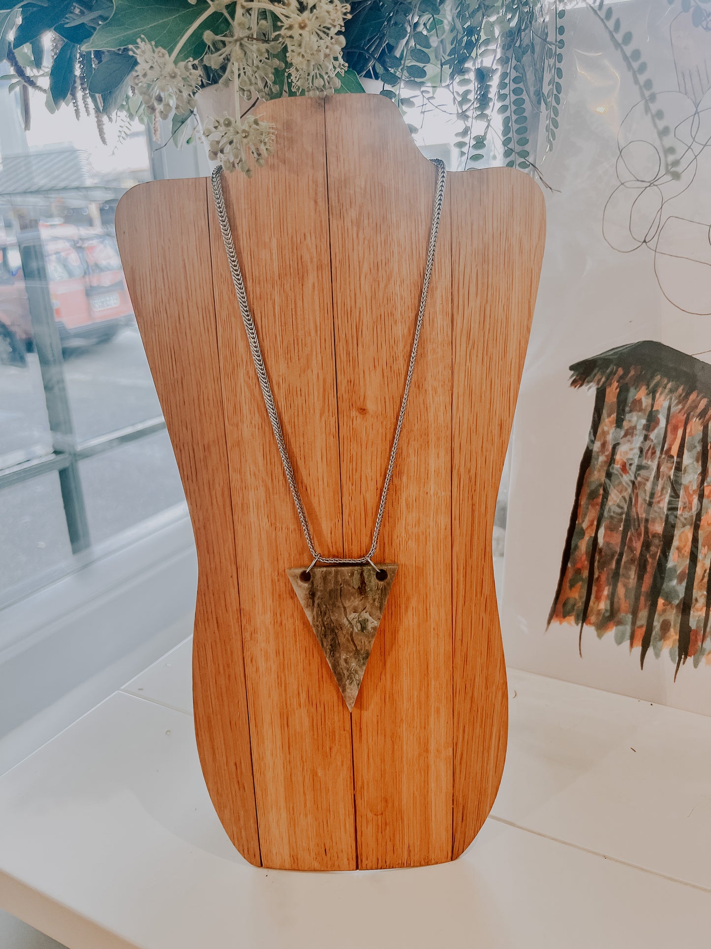 Natalie Kere | Golden Bay Fuchsite Tri Necklace