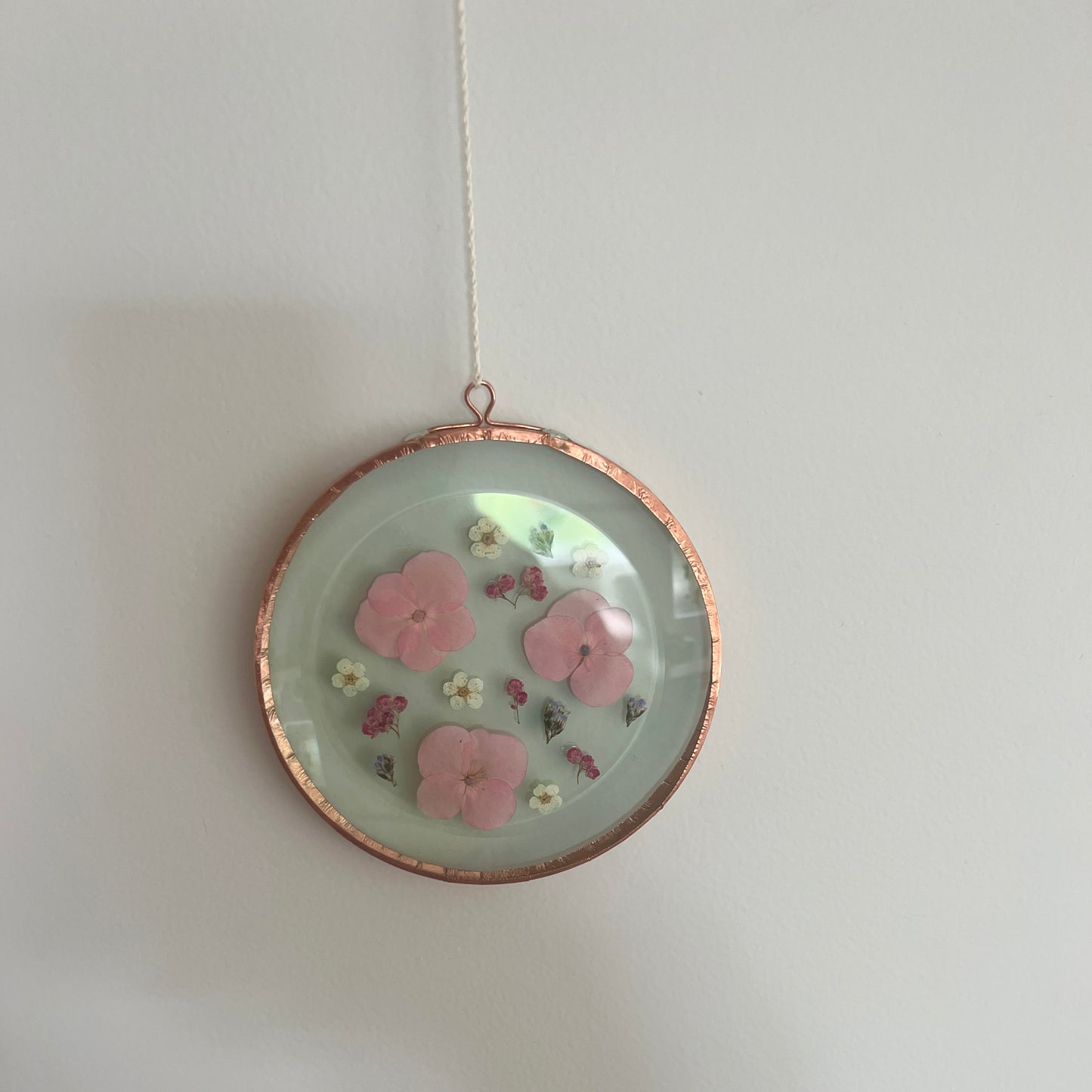 Pressed Flower Sun Catcher