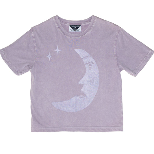 Les Moon (Poet) Women's Stonewash Monarch Tee