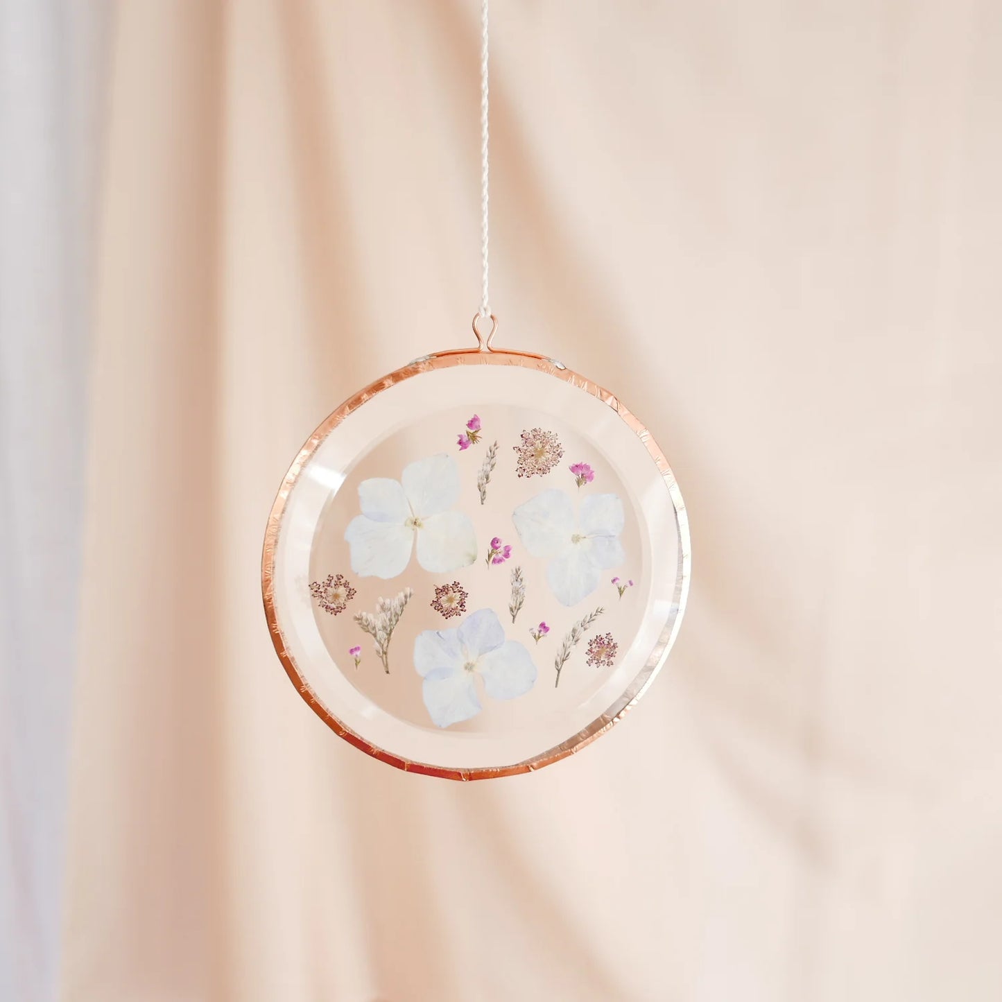 Pressed Flower Sun Catcher