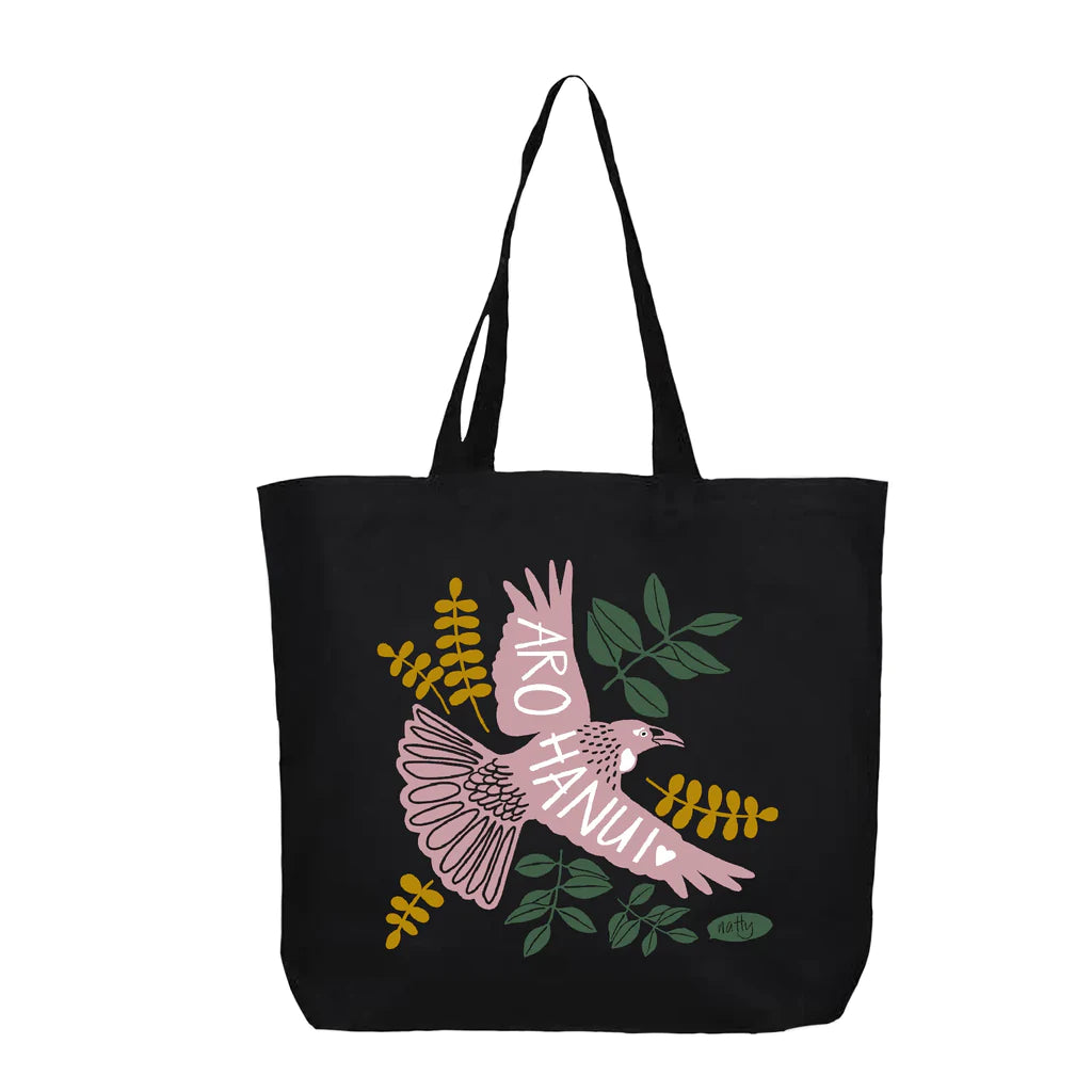 Aroha nui Tui Tote Bag