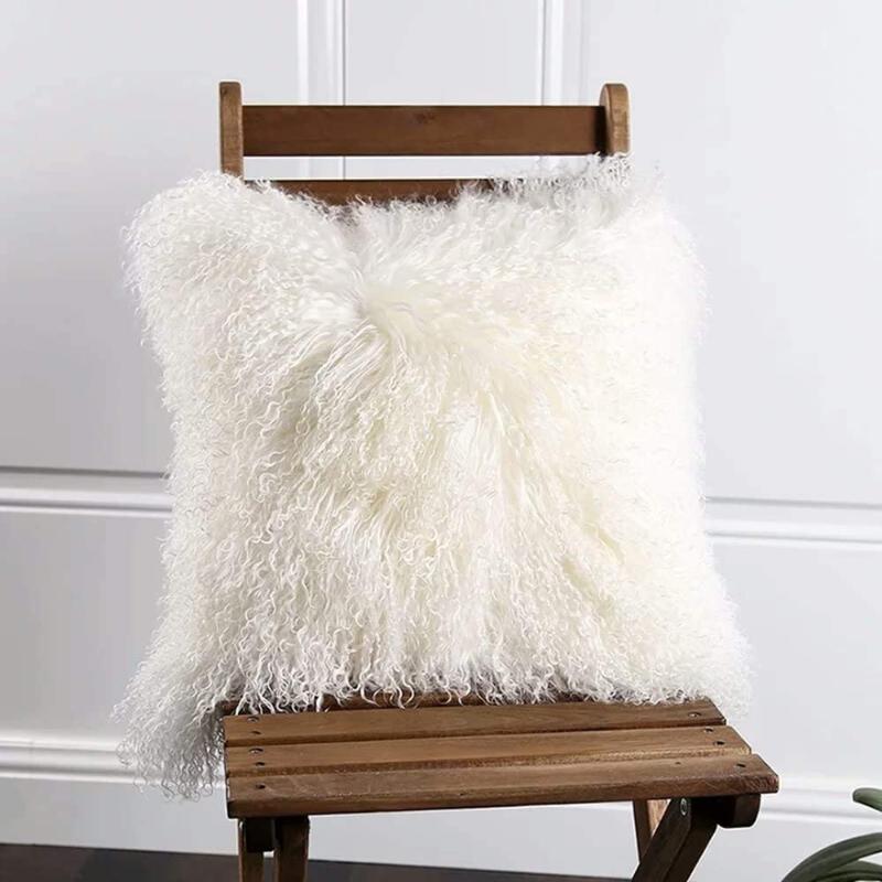 Tibetan Sheepskin Cushion