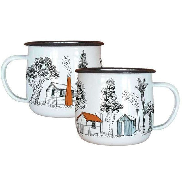Enamel Mug - Back Country Huts