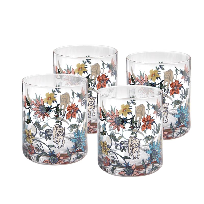 Botswana Botanical glassware