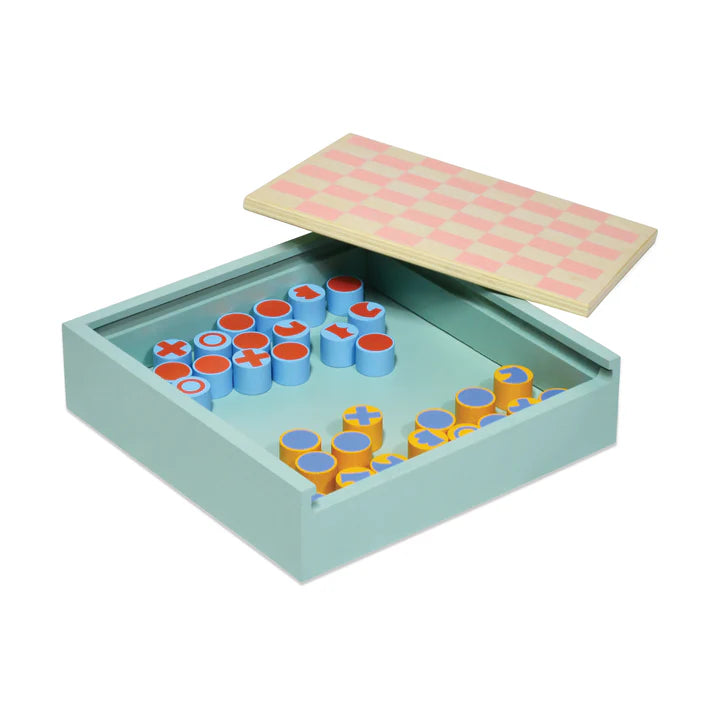 2-in-1 Chess & Checkers Set