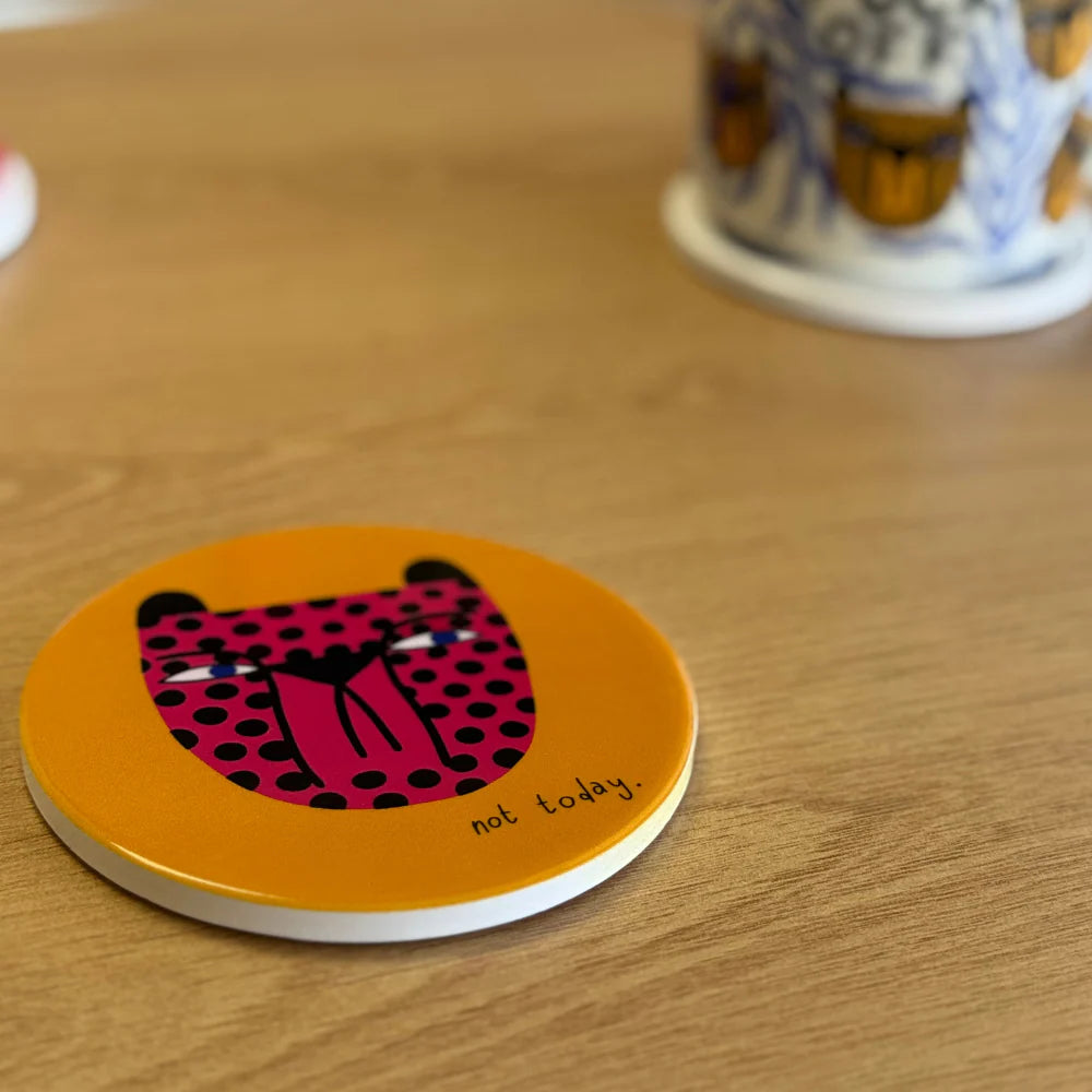 Studio Soph | Not Today Ceramic Coaster