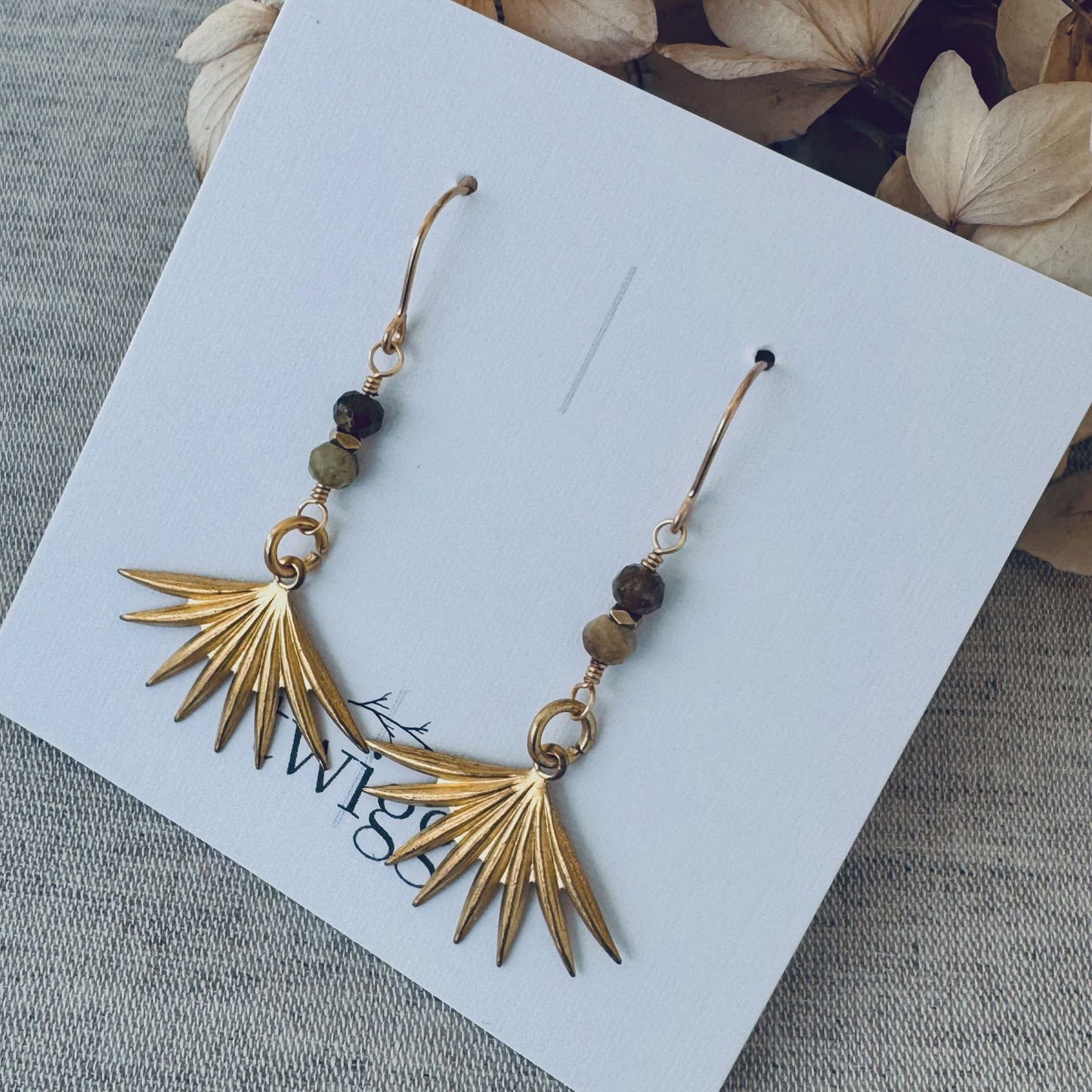 Fan Charm Earrings