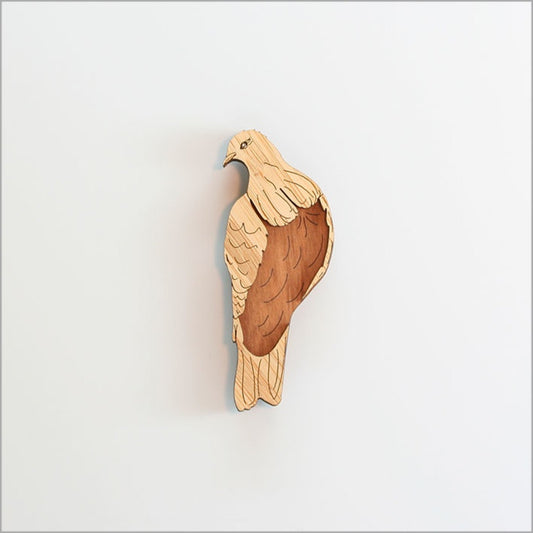 Magnet | Kereru - NZ Rimu and Bamboo