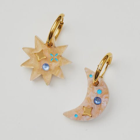 Day Night Earrings - Gold