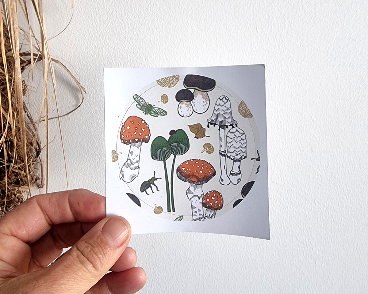 Vinyl waterproof stickers by Nester Prints