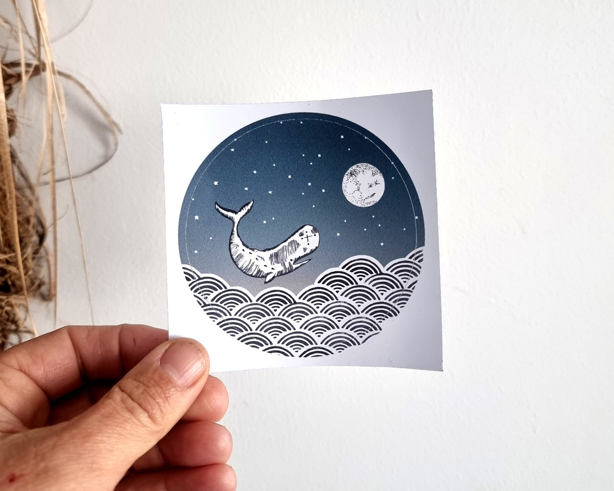 Vinyl waterproof stickers by Nester Prints