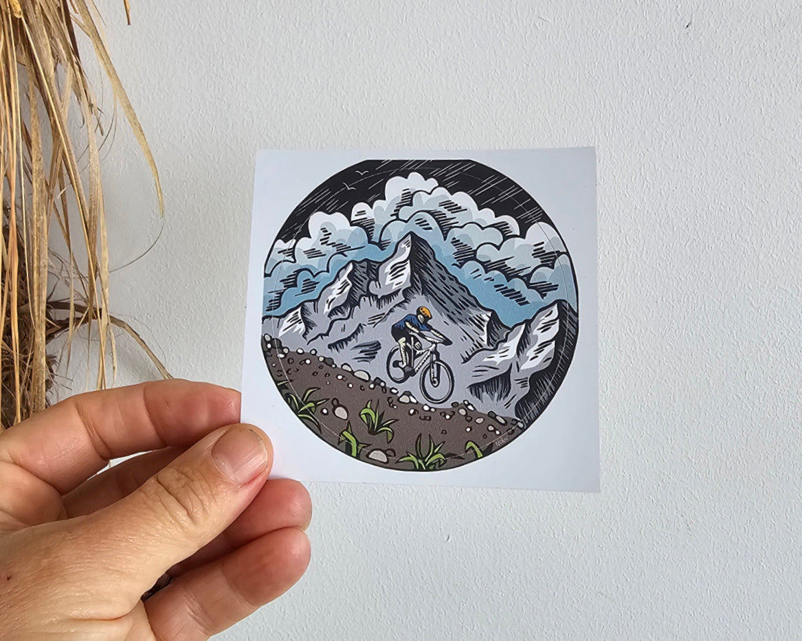 Vinyl waterproof stickers by Nester Prints