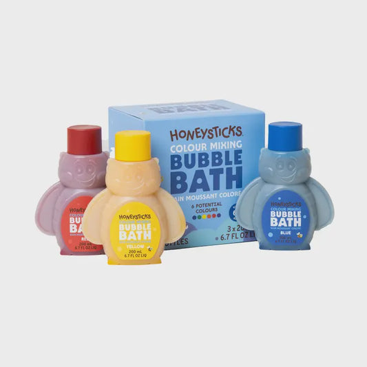 Honeysticks Bubble Bath Colour Mixing 3pk 200ml