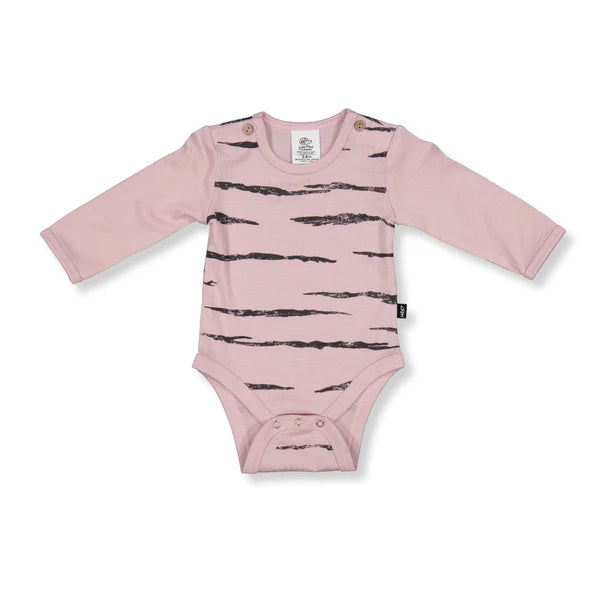 LFOH | RILEY MERINO BODYSUIT- Lilac Tiger