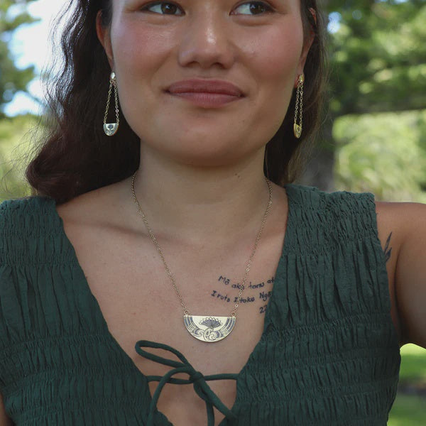 Little Taonga | Huia Breastplate Necklace