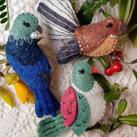 NATIVE BIRD DECORATIONS