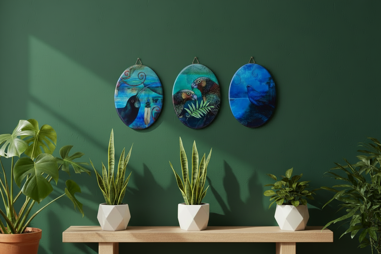 Kathryn Furniss Art Tile | Kokako