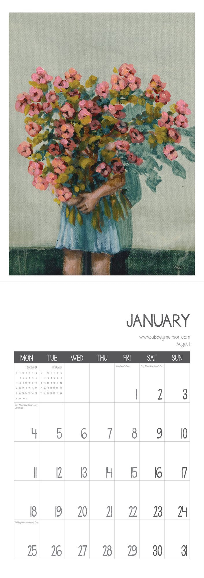 Abbey Merson - 2027 Wall Calendar
