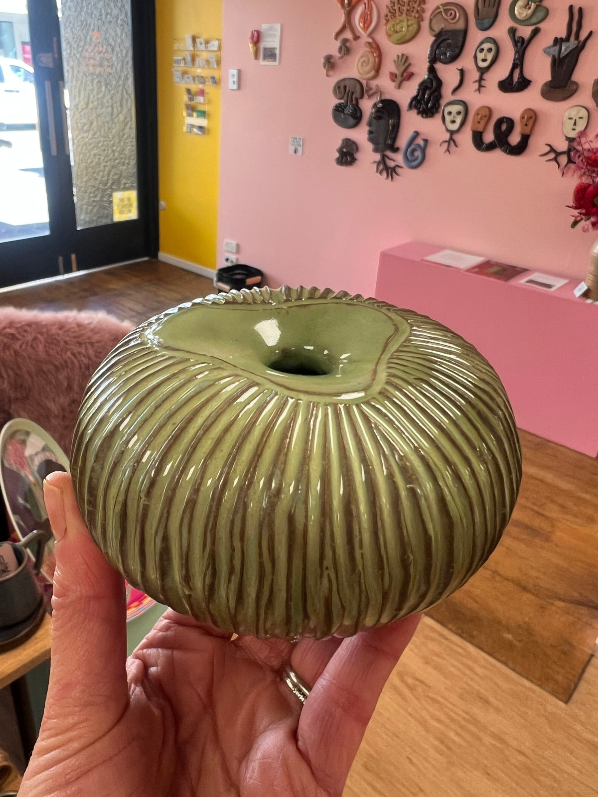 Silverfinch Ceramics | Bud Vase | Green