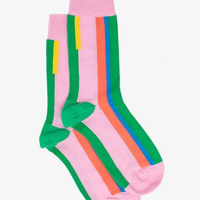 Flower Sock | Candy Stripe