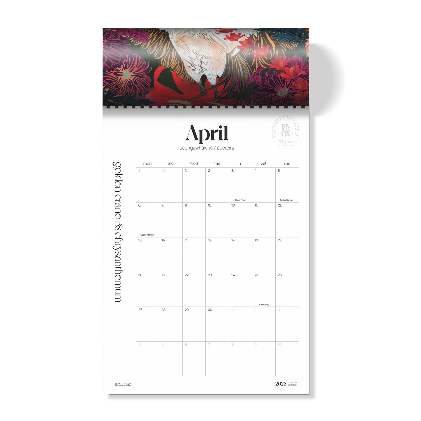 FLOX | Ahi 2026 Calendar