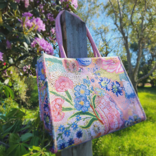 Fleur Woods | Boxy Tote - Meadow