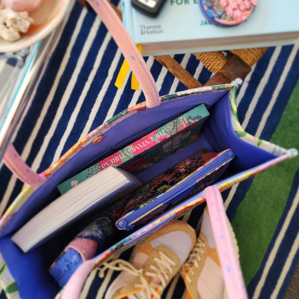 Fleur Woods | Boxy Tote - Meadow