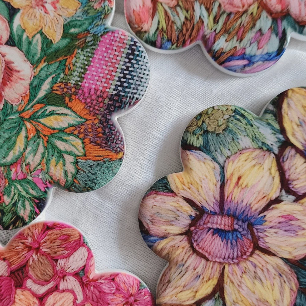 Fleur Woods Coaster | Set Of 4