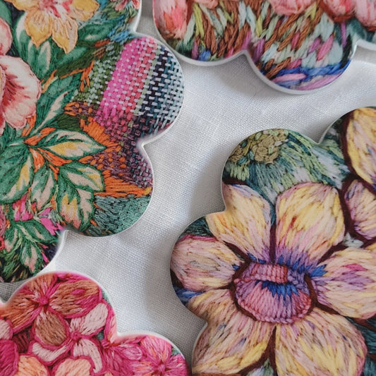 Fleur Woods Coaster | Set Of 4