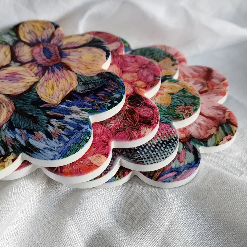 Fleur Woods Coaster | Set Of 4