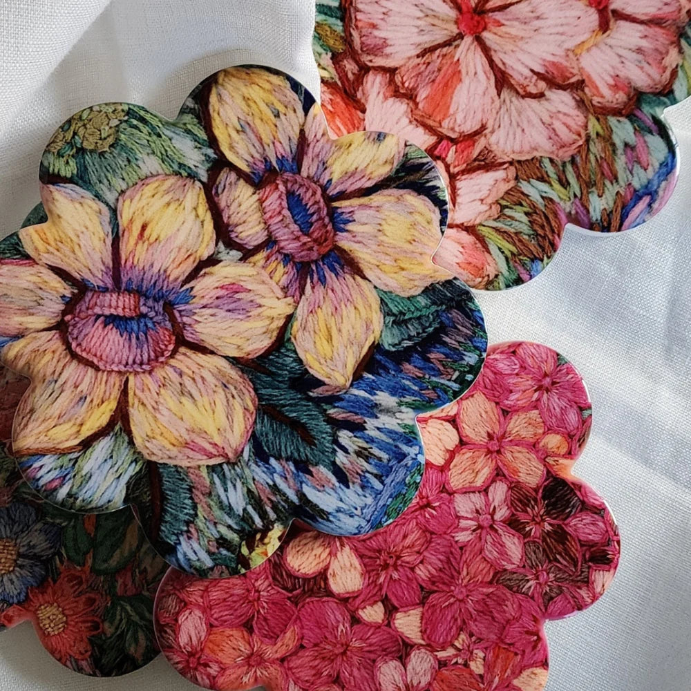 Fleur Woods Coaster | Set Of 4