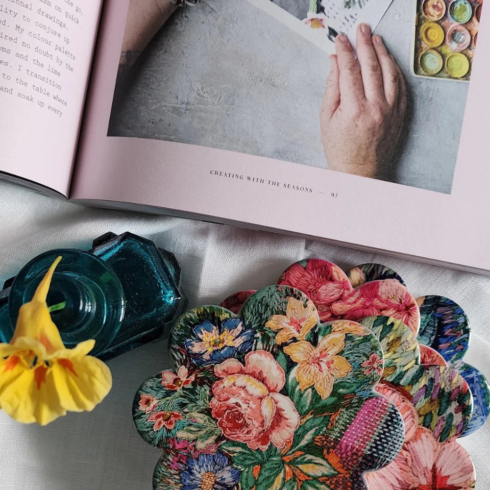 Fleur Woods Coaster | Set Of 4