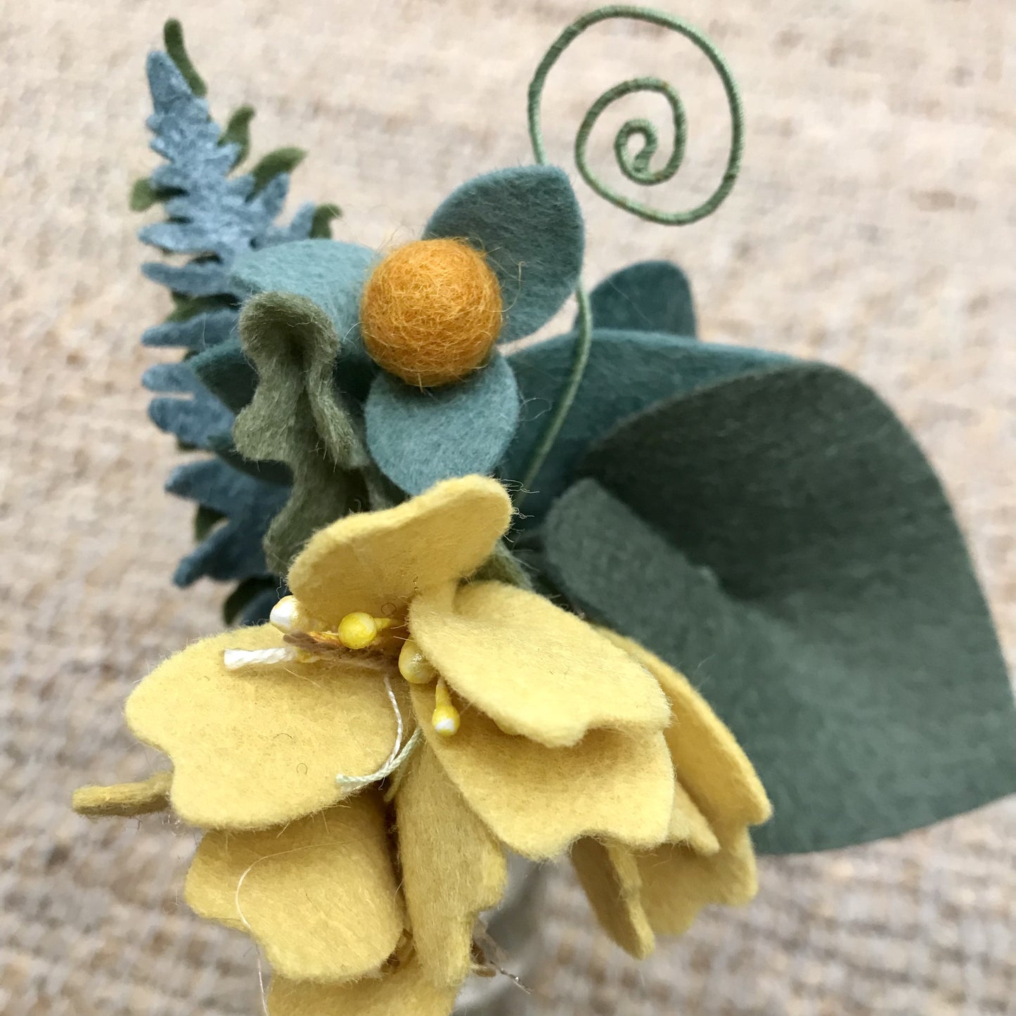 Kowhai Posy