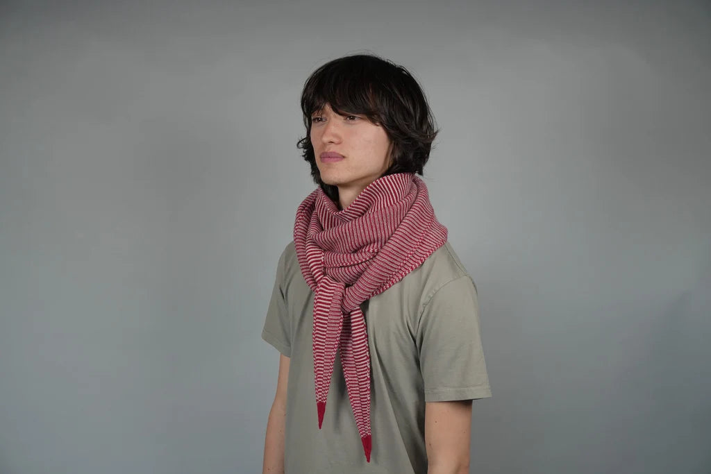Knit Shepherd | Merino Punakaiki Scarf in Ponga/Black