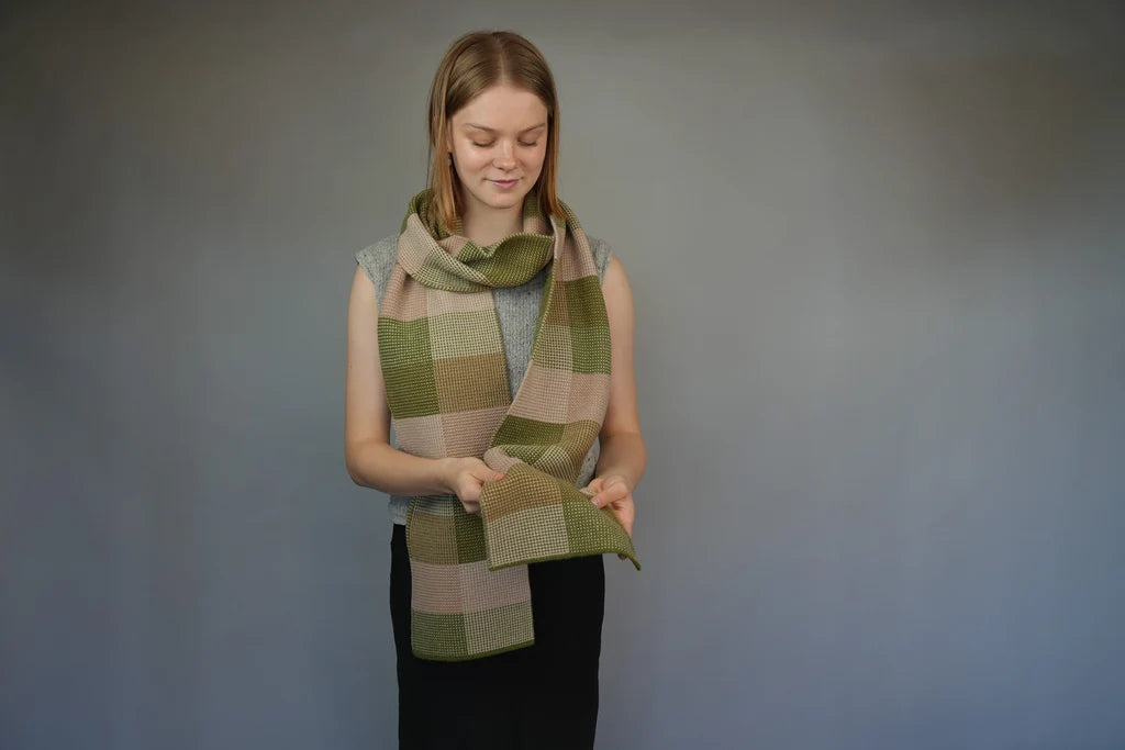 Knit Shepherd | Merino Waitaha Scarf in Tūrutu/Soft Navy
