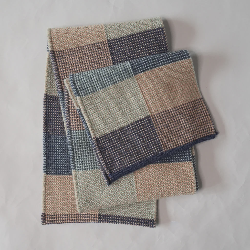 Knit Shepherd | Merino Waitaha Scarf in Tūrutu/Soft Navy