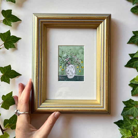 BEC BROWN | Framed mini | NZ Native Flowers