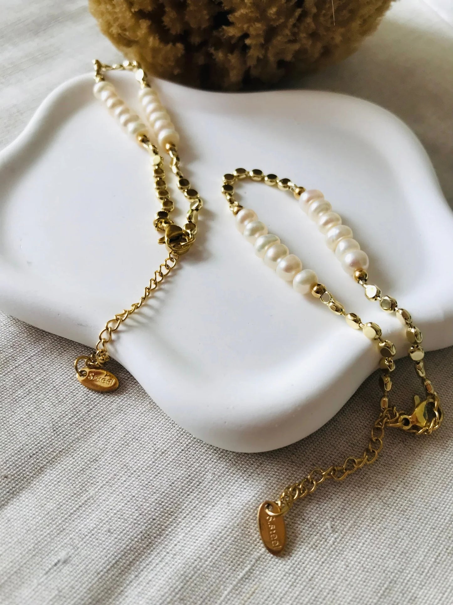 Spaced Pearl Bracelet