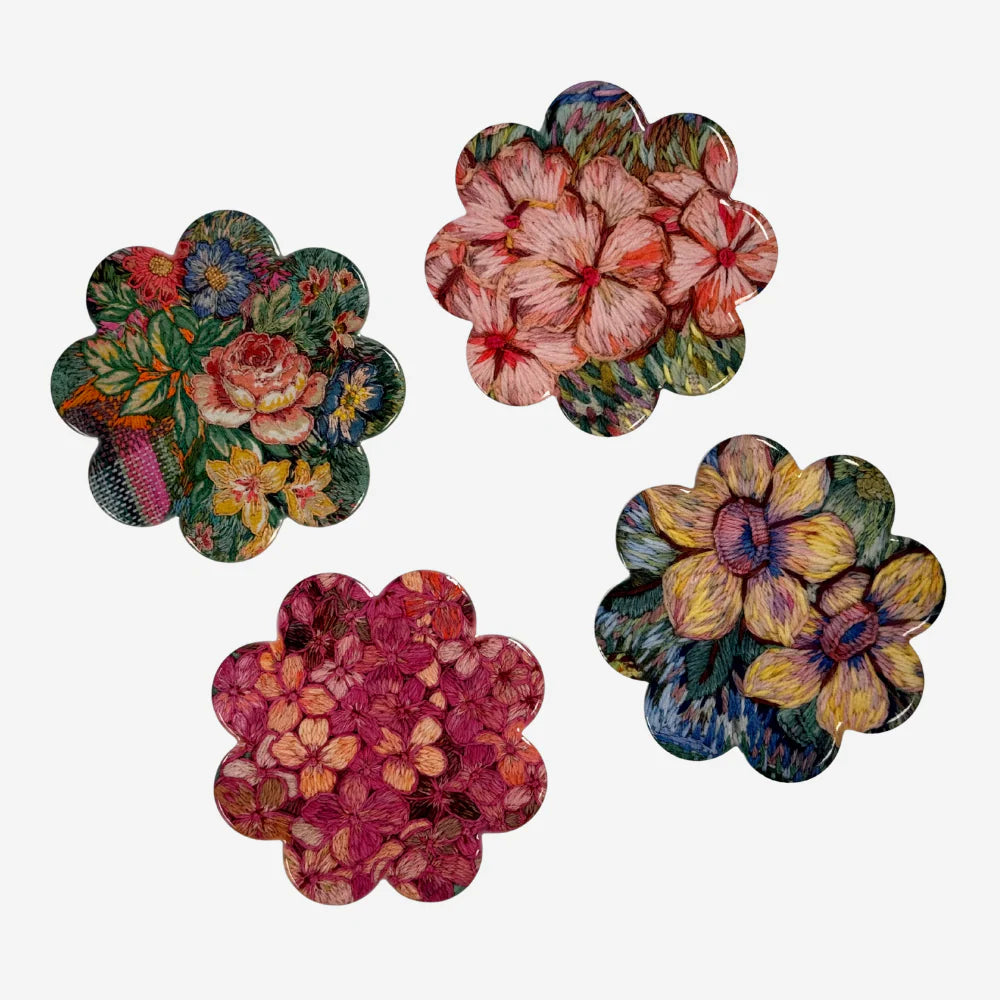 Fleur Woods Coaster | Set Of 4