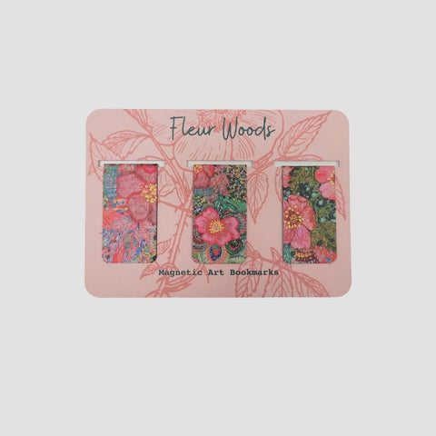 Fleur Woods Bookmarks - Set of 3