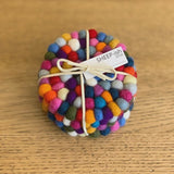 Sheepish Design | Felt Ball Coaster