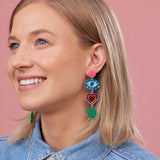 I Love You Earrings - Multi