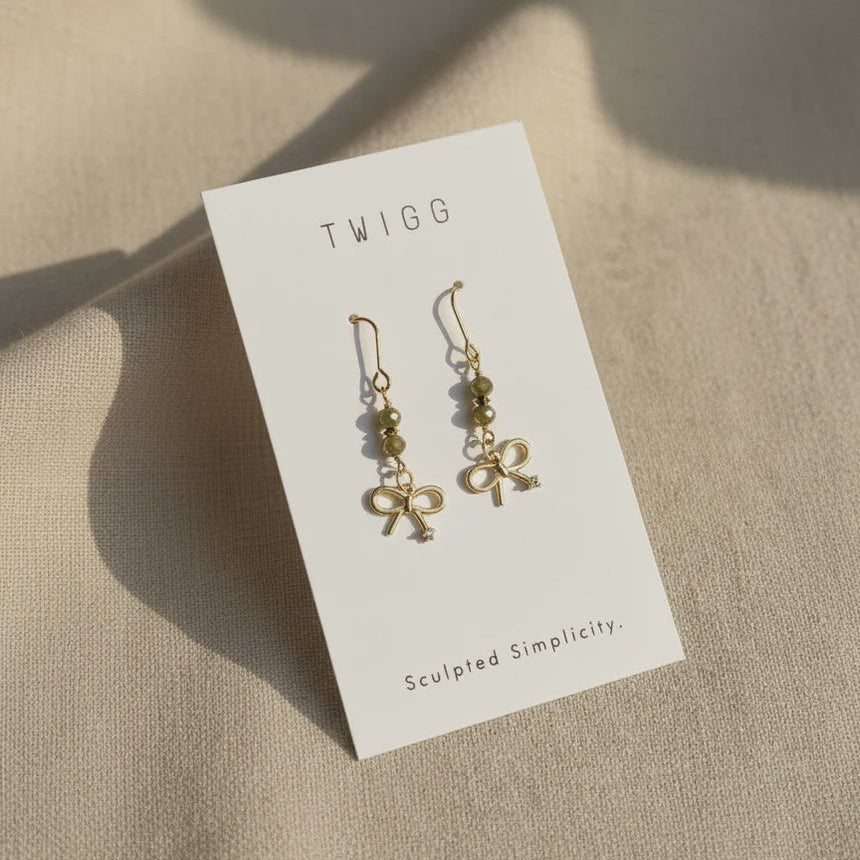 Cardin Tourmaline Bow Droplets