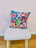 Blue Bell Club | Tropical Evenings Square Cushion